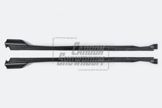 BMW X7 xDrive40i M60i ALPINA XB7 LCI G07 2023-ON with Aftermarket Parts - Side Skirts Pre-preg Carbon Fiber from TAKD Carbon