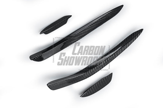 Mercedes Benz A-Class A45 W177 2019-ON with Aftermarket Parts - Front Canards Pre-preg Carbon Fiber from TAKD Carbon