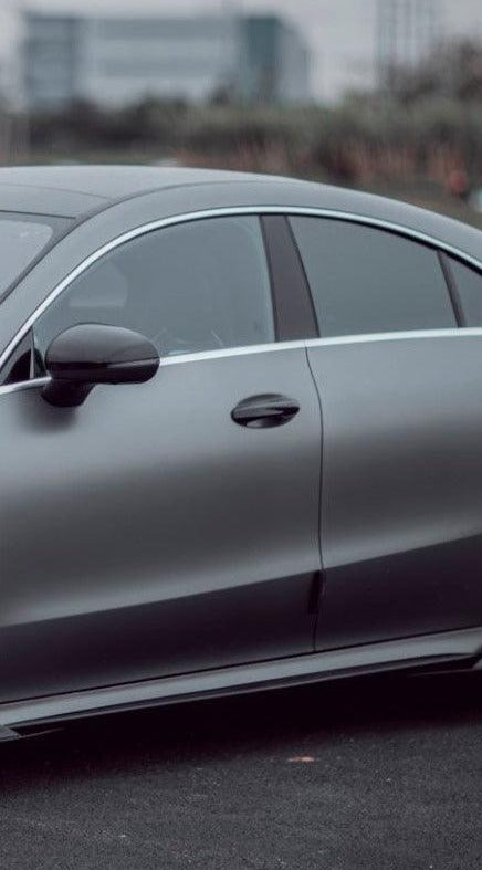 Mercedes Benz CLA-Class CLA45/S CLA35 CLA250 C118 2020-ON with Aftermarket Parts - Side Skirts Pre-preg Carbon Fiber from TAKD Carbon