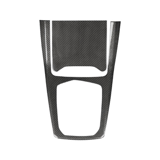 BMW X5 M60i s/x Drive 40i 50e G05 LCI 2024-ON with Aftermarket Parts - Center Control Trim Cover Dry Pre-preg Carbon Fiber from TAKD Carbon