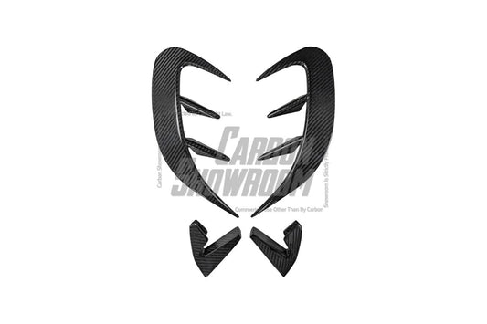 Mercedes Benz AMG GT43 GT50 GT53 X290 2021 2022 2023 2024 with Aftermarket Parts - Rear Bumper Canards Carbon Fiber from TAKD Carbon