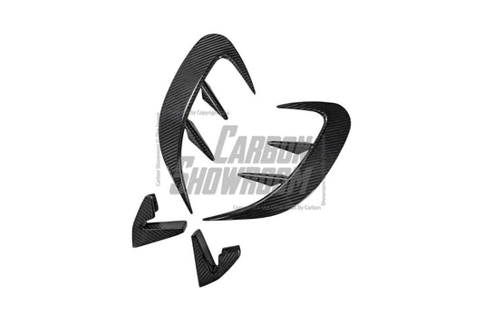 Mercedes Benz AMG GT43 GT50 GT53 X290 2021 2022 2023 2024 with Aftermarket Parts - Rear Bumper Canards Carbon Fiber from TAKD Carbon