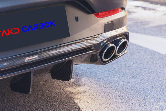 Mercedes Benz AMG GT43 GT50 GT53 (Fits Rear Wheel Drive Only) X290 2021 2022 2023 2024 with Aftermarket Parts - Rear Diffuser Pre-preg Carbon Fiber from TAKD Carbon