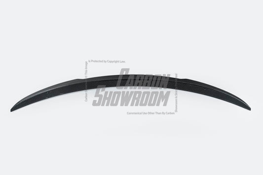 BMW 4 M50 / e Drive 40 (with M-package bumper, does not fit base model) G26 2022 2023 2024 & 4 Series Gran Coupe M440i 430i (with M-package bumper, does not fit base model) G26 2022 2023 2024 with Aftermarket Parts - Rear Spoiler Pre-preg Carbon Fiber from TAKD Carbon