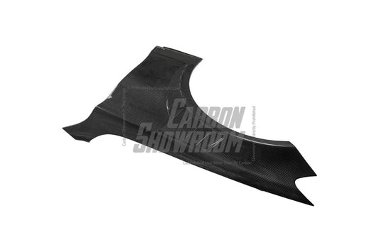 Mercedes Benz C-Class C63/C63S C43 C300 W205 (fits both Pre-Facelift & Facelift) W205 2015 2016 2017 2018 2019 2020 2021 with Aftermarket Parts - Front Fenders Pre-preg Carbon Fiber from TAKD Carbon