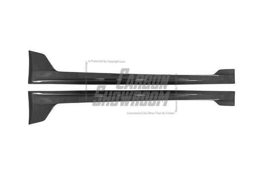 Porsche 718 Cayman / Boxster / GTS / GT4 / Spyder 2017 2018 2019 2020 2021 2022 2023 2024 with Aftermarket Parts -Side Skirts Pre-preg Carbon Fiber from TAKD Carbon