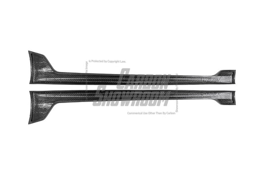 Porsche 718 Cayman / Boxster / GTS / GT4 / Spyder 2017 2018 2019 2020 2021 2022 2023 2024 with Aftermarket Parts -Side Skirts Pre-preg Carbon Fiber from TAKD Carbon
