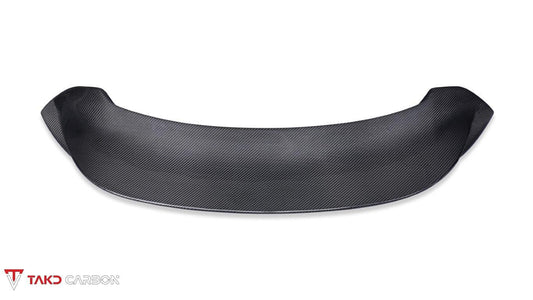 Porsche 911 992 Carrera / 4 / S / 4S (Fits Base Model Only, Does Not Fit Aero Kit / Sport Package) 2020 2021 2022 2023 2024 with Aftermarket Parts - V1 Style Rear Spoiler Pre-preg Carbon Fiber from TAKD Carbon