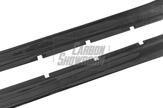Porsche Panamera 4 & 4S & Turbo 971 (fits both pre-facelift & facelift) 2017-ON with Aftermarket Parts - Side Skirts Pre-preg Carbon Fiber from TAKD Carbon