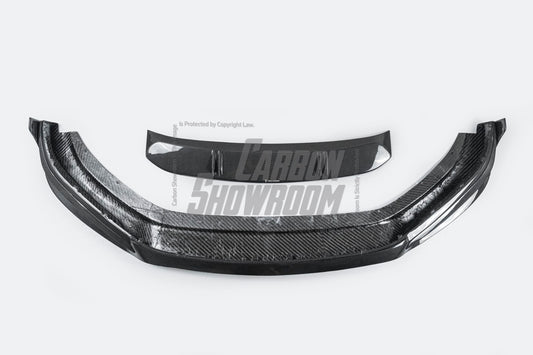 Porsche Panamera 971.2 RWD/Base/4/4S (without sport design bumper) 2017 2018 2019 2020 2021 2022 2023 with Aftermarket Parts - V1 Front Lip Pre-preg Carbon Fiber from TAKD Carbon