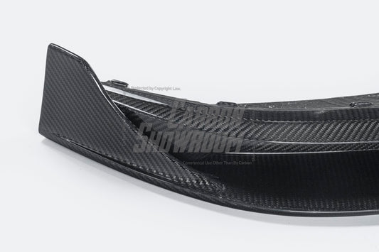 Porsche Panamera 971.2 RWD/Base/4/4S (without sport design bumper) 2017 2018 2019 2020 2021 2022 2023 with Aftermarket Parts - V1 Front Lip Pre-preg Carbon Fiber from TAKD Carbon