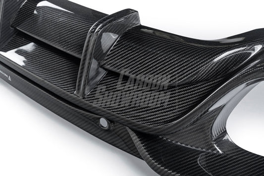 Porsche Panamera 4 & 4S & Turbo 971 (fits both pre-facelift & facelift) 2017-ON with Aftermarket Parts - Rear Diffuser Pre-preg Carbon Fiber from TAKD Carbon