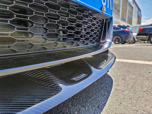 BMW 8 Series 840i (With M-Package Bumper) M850i G14 G15 G16 2018-ON with Aftermarket Parts - V2 Style Carbon Fiber Front Lip from TAKD Carbon