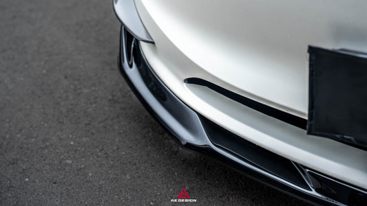 Tesla Model 3 Highland 2024-ON with Aftermarket Parts - Plustic Front Lip ABS from ArmorExtend