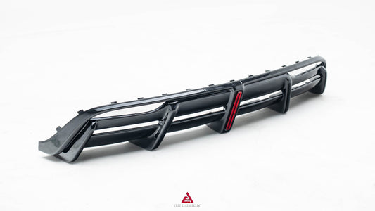 Tesla Model 3 Highland 2024-ON with Aftermarket Parts - Plustic Rear Diffuser ABS from ArmorExtend
