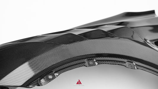 ArmorExtend Action Aero Series Front Fenders for Tesla Model 3 Highland / Performance 2024-ON Carbon Fiber