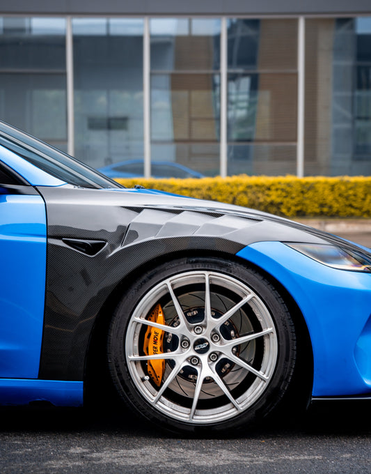 ArmorExtend Action Aero Series Front Fenders for Tesla Model 3 Highland / Performance 2024-ON Carbon Fiber