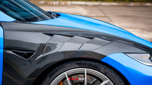 ArmorExtend Action Aero Series Front Fenders for Tesla Model 3 Highland / Performance 2024-ON Carbon Fiber
