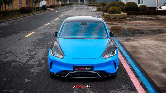 ArmorExtend Action Aero Series Front Fenders for Tesla Model 3 Highland / Performance 2024-ON Carbon Fiber