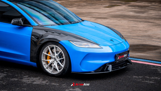 ArmorExtend Action Aero Series Front Fenders for Tesla Model 3 Highland / Performance 2024-ON Carbon Fiber