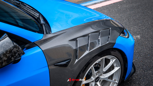 ArmorExtend Action Aero Series Front Fenders for Tesla Model 3 Highland / Performance 2024-ON Carbon Fiber