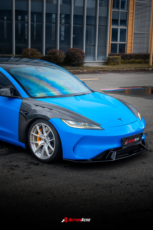 ArmorExtend Action Aero Series Front Fenders for Tesla Model 3 Highland / Performance 2024-ON Carbon Fiber