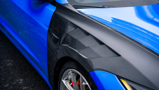 ArmorExtend Action Aero Series Front Fenders for Tesla Model 3 Highland / Performance 2024-ON Carbon Fiber