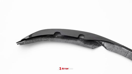 Tesla Model 3 Highland 2024-ON with Aftermarket Parts - Action Aero Series Front Lip & Splitter Dry Pre-preg Carbon Fiber / ABS from ArmorExtend