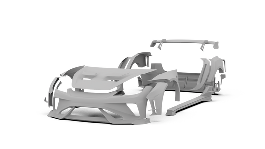 Tesla Model 3 Highland / Performance 2024-ON with Aftermarket Parts - Full Complete Kit Carbon Fiber / FRP from Robot Craftsman