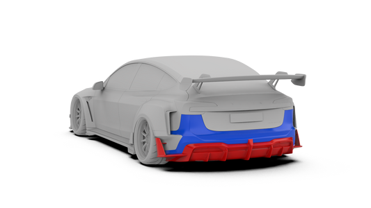 Tesla Model 3 Highland / Performance 2024-ON with Robot Craftsman's Aftermarket Parts - Robot Package A Carbon Fiber / FRP