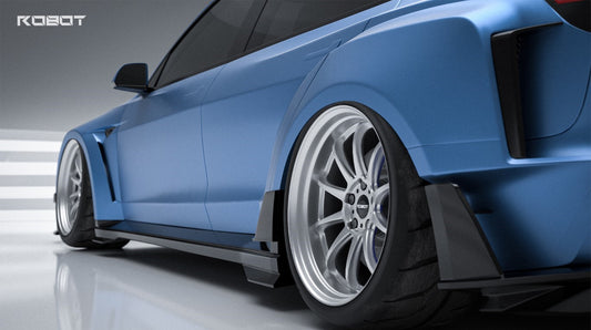 Tesla Model 3 Highland / Performance 2024-ON with Robot Craftsman's Aftermarket Parts - Robot Package A Carbon Fiber / FRP