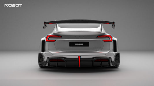 Tesla Model 3 Highland / Performance 2024-ON with Robot Craftsman's Aftermarket Parts - Robot Package A Carbon Fiber / FRP