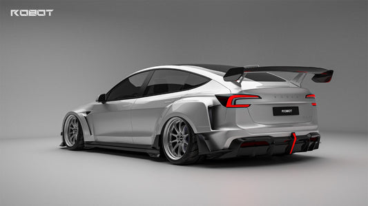 Tesla Model 3 Highland / Performance 2024-ON with Aftermarket Parts - Full Complete Kit Carbon Fiber / FRP from Robot Craftsman
