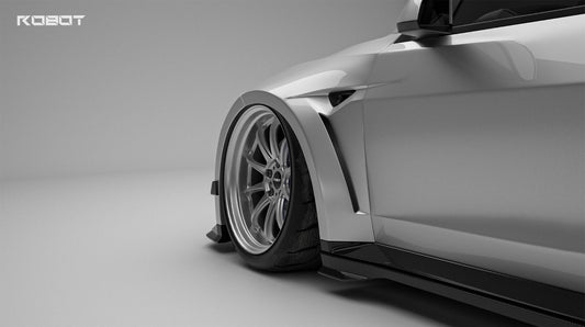 Tesla Model 3 Highland / Performance 2024-ON with Robot Craftsman's Aftermarket Parts - Robot Package A Carbon Fiber / FRP