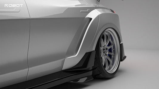 Tesla Model 3 Highland / Performance 2024-ON with Robot Craftsman's Aftermarket Parts - Robot Package A Carbon Fiber / FRP
