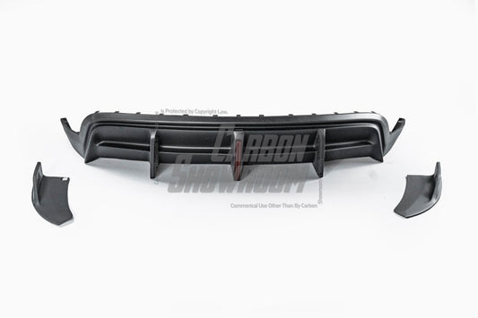 Your Tesla Model Y 2020 2021 2022 2023 2024 with Aftermarket Parts - AE Style Rear Diffuser Carbon Fiber?from??ArmorExtend