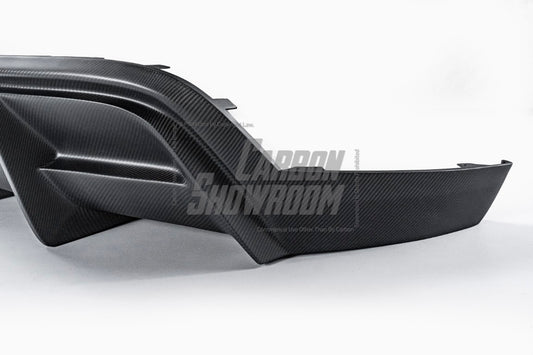 Your Tesla Model Y 2020 2021 2022 2023 2024 with Aftermarket Parts - AE Style Rear Diffuser Carbon Fiber?from??ArmorExtend