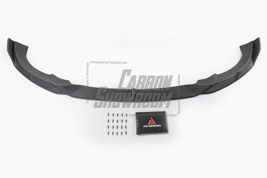 Tesla Model Y 2020 2021 2022 2023 2024 2025 with Aftermarket Parts - Front Lip ABS from ArmorExtend