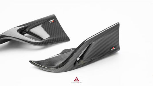 Toyota Supra MK5 A90 A91 3.0 2.0 2020-ON with Aftermarket Parts - AE Style Rear Diffuser & Canards Carbon Fiber from ArmorExtend