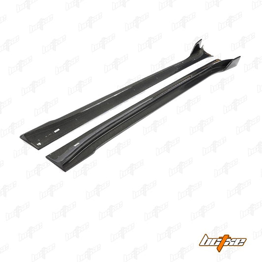 Tesla Model Y Performance AWD Long Range RWD Standard 2020 2021 2022 2023 2024 2025 with Aftermarket Parts - V1 Side Skirts Carbon Fiber from BCTXE Tuning