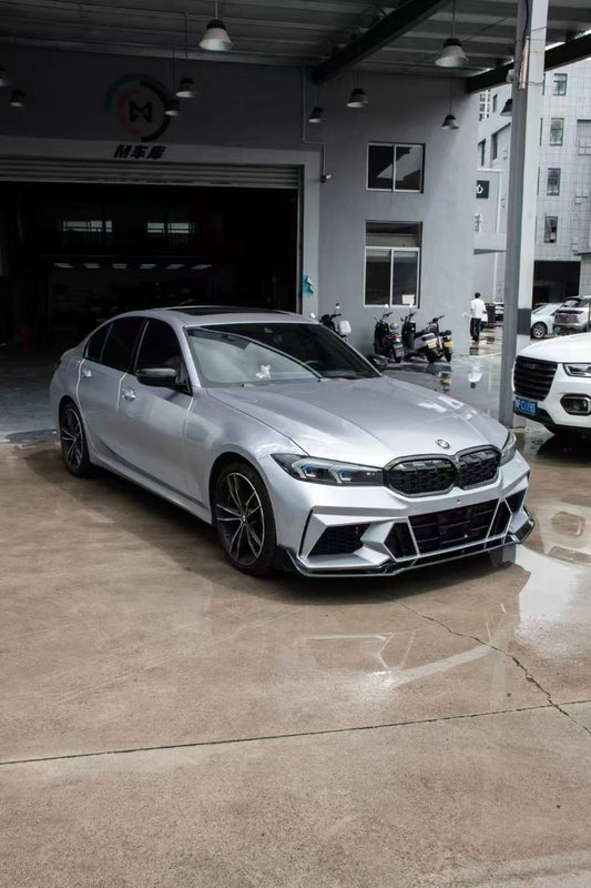 BMW 3 Series 330i M340i G20 G21 LCI 2023-ON with Aftermarket Parts - Front Bumper & Front Lip PP from VTEN