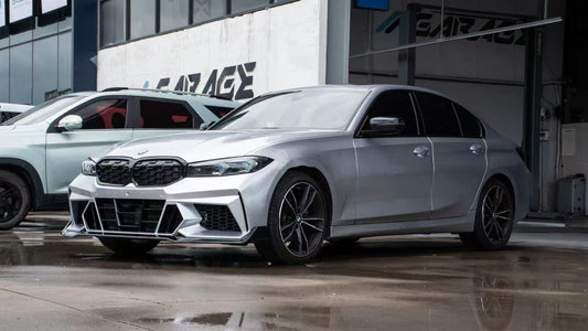 BMW 3 Series 330i M340i G20 G21 LCI 2023-ON with Aftermarket Parts - Front Bumper & Front Lip PP from VTEN