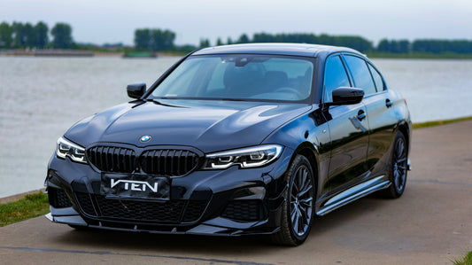 BMW 3 Series 330i M340i G20 G21 (Fits both Pre-LCI & LCI) 2019-ON with Aftermarket Parts - Side Skirts ABS from VTEN