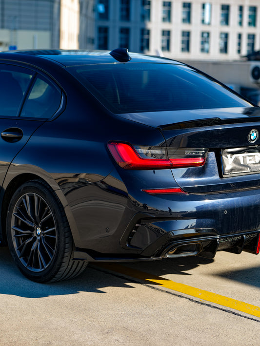 BMW 3 Series 330i M340i G20 G21 Pre-LCI (fitment for 330i requires M-Sport package bumper) 2020 2021 2022 with Aftermarket Parts - Rear Canards ABS from VTEN