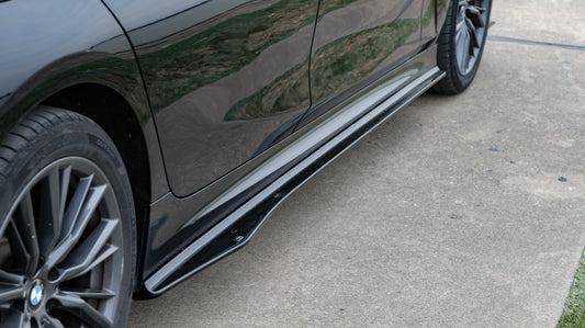 BMW 3 Series 330i M340i G20 G21 (Fits both Pre-LCI & LCI) 2019-ON with Aftermarket Parts - Side Skirts ABS from VTEN