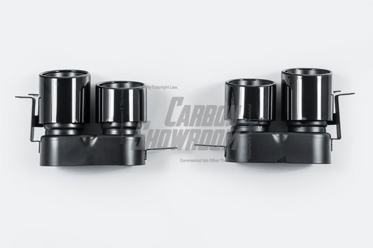 BMW 3 Series M340 330 G20 Pre-LCI 2019 2020 2021 2022 & 3 Series 330 G20 LCI 2023-ON with Aftermarket Parts - Exhaust Tips Stainless Steel from VTEN