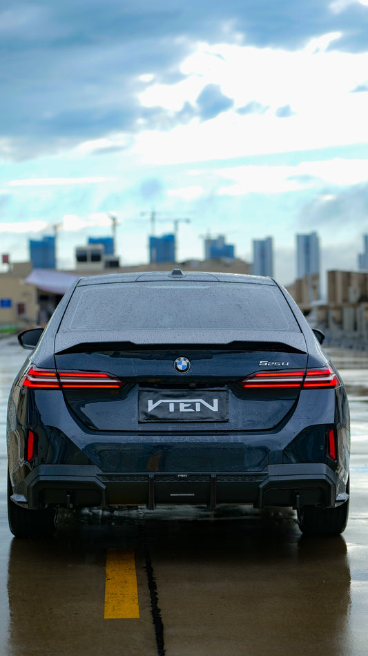 BMW 5 Series 530 540 & i5 e/x Drive40 M60 G60 2024-ON with Aftermarket Parts - Rear Lip Spoiler ABS from VTEN