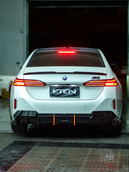 BMW 5 Series 530 540 & i5 e/x Drive40 M60 G60 2024-ON with Aftermarket Parts - Rear Lip Spoiler ABS from VTEN