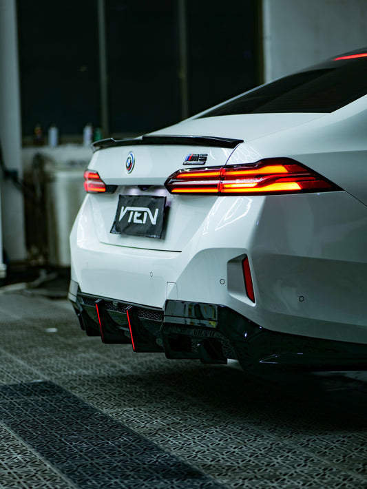 BMW 5 Series 530 540 & i5 e/x Drive40 M60 G60 2024-ON with Aftermarket Parts - Rear Lip Spoiler ABS from VTEN