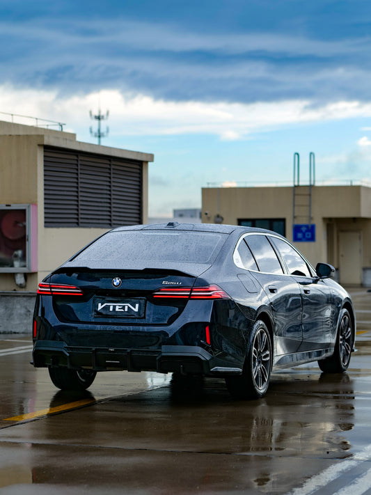 BMW 5 Series 530 540 & i5 e/x Drive40 M60 G60 2024-ON with Aftermarket Parts - Rear Lip Spoiler ABS from VTEN